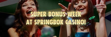 springbok casino promotions|Bonus Weekend .